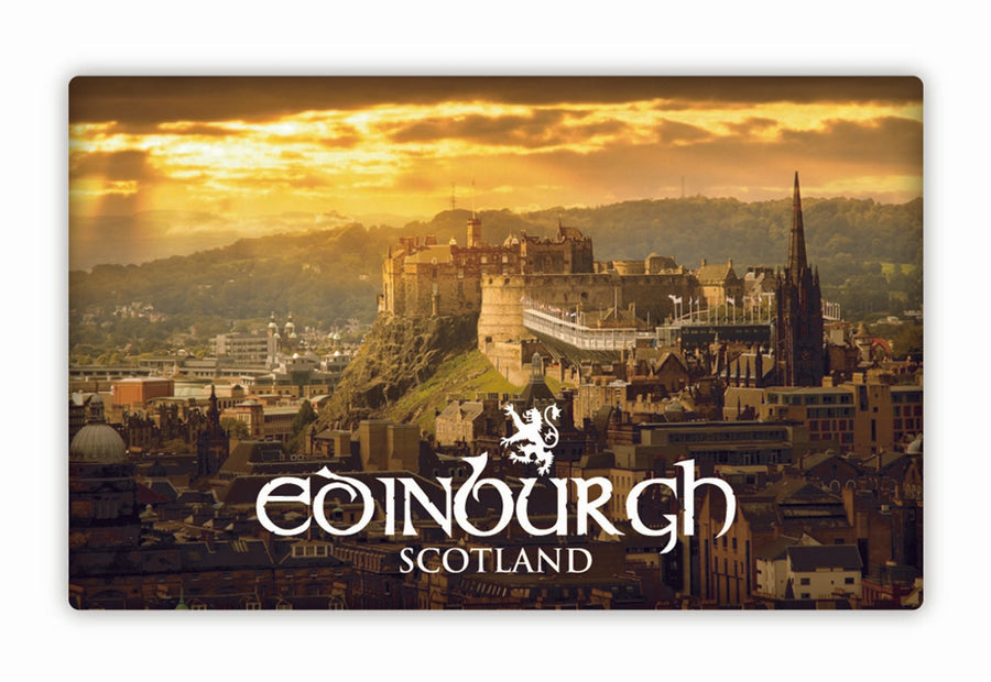 Edinburgh Castle Tin Magnet