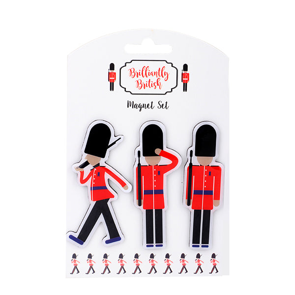 3 Pack Magnets - London Guard Collection for British Charm